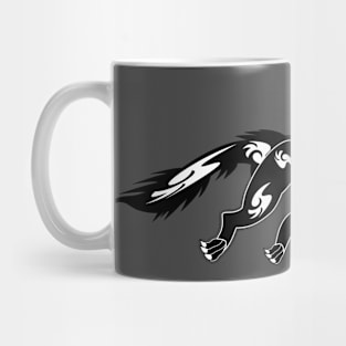 tribal wolf Mug